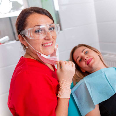 Zubařka a její pacientka